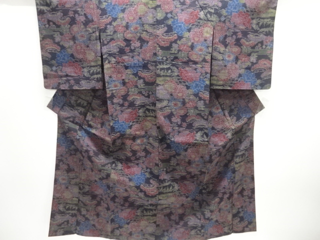 Japanese Kimono / Tsumugi Omeshi Silk